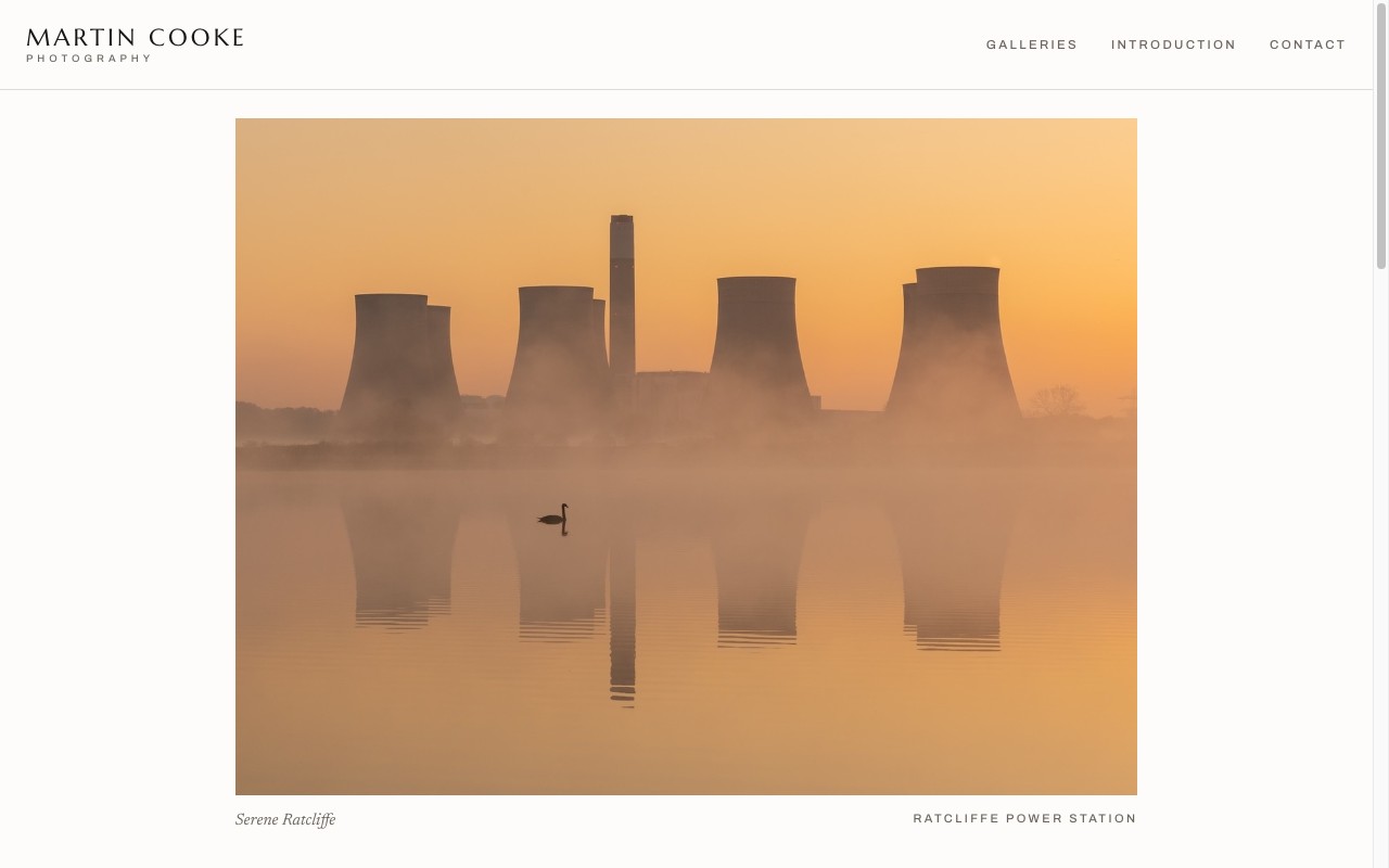 The Martin Cooke Photography website